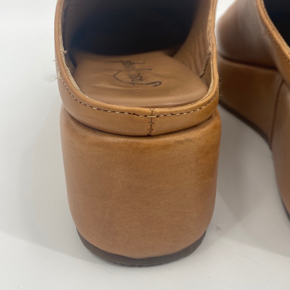 FREE PEOPLE Morgan Mules Leather Clog Platform - Picture 14 of 16